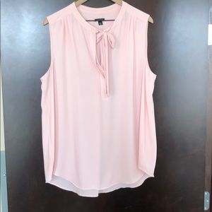Tall Light Pink Tank Top Blouse